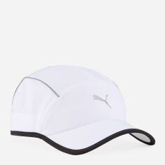 Акція на Кепка жіноча Puma Runner Short Visors 5 Panel Cap 02616702 M White від Rozetka