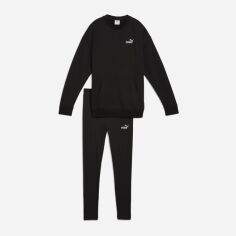 Акція на Спортивний костюм жіночий Puma Relaxed Sweat Suit Tr 63153901 S Black від Rozetka