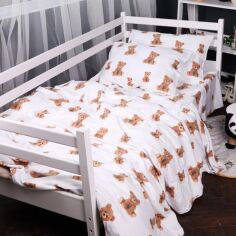 Акція на Комплект постільної білизни MirSon Полуторний 143x210 см 017 Teddy Фланель від Rozetka