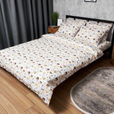 Акція на Комплект постільної білизни Moon&Star King Size 220x240 наволочки 4х70х70 Бязь Gold Люкс Jungle Joy (MS-820006409) від Rozetka