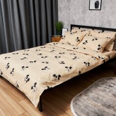 Акція на Комплект постільної білизни Moon&Star King Size 220x240 наволочки 4х50х70 Бязь Gold Люкс Mickey Mouse (MS-820006478) від Rozetka