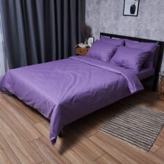 Акція на Комплект постільної білизни Moon&Star King Size 220x240 наволочки 2х50х70 Бязь Gold Люкс Violet Charm (MS-820007316) від Rozetka