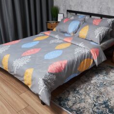 Акція на Комплект постільної білизни Moon&Star King Size 220x240 наволочки 2х40х60 Мікросатин Premium Colorful Harmony (MS-820007560) від Rozetka