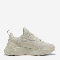 Акція на Жіночі кросівки Puma Cassia Lux 39783704 37.5 (4.5UK) 23.5 см Alpine Snow-Frosted Ivory-Puma Gold від Rozetka