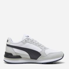 Акція на Підліткові кросівки для хлопчика Puma St Runner V4 Nl 39973905 37 White-New Navy-Cool Light Gray від Rozetka