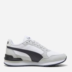 Акція на Підліткові кросівки для хлопчика Puma St Runner V4 Nl 39973905 38 White-New Navy-Cool Light Gray від Rozetka