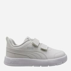 Акція на Дитячі кросівки для дівчинки Puma Courtflex V3 V 31025202 26 White-White-Silver Mist від Rozetka
