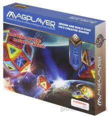 Акція на Детский конструктор MagPlayer 30 (MPB-30) від Podushka