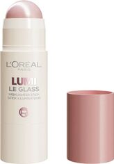 Акція на Хайлайтер-стік для обличчя L'Oreal Paris Lumi Le Glass з ефектом глянцю 620 Pink Ballet 5 г від Rozetka