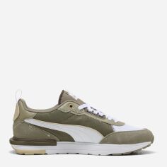 Акція на Жіночі кросівки Puma R22 38346252 37.5 (4.5UK) 23.5 см Velvet Moss-Puma White-Loden Green-Toasted Almond-Chocolate від Rozetka