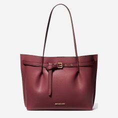 Акція на Сумка шопер жіноча Michael Kors 346451782 Бордова від Rozetka