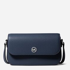 Акція на Сумка крос-боді через плече жіноча Michael Kors 650365633 Синя від Rozetka