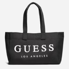 Акція на Сумка шопер Guess 141524389 Чорна від Rozetka