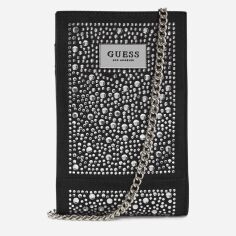 Акція на Сумка крос-боді через плече жіноча Guess 930377086 Чорна від Rozetka