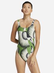 Акція на Суцільний купальник жіночий Adidas Farm Swimsuit JF6034 44 Cregrn/Bopink від Rozetka
