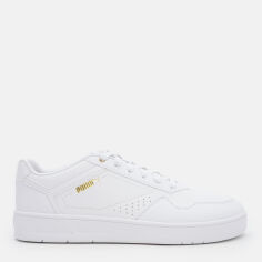 Акція на Жіночі кеди низькі Puma Court Classic 39501801 37.5 (4.5UK) 23.5 см Puma White-Puma Gold від Rozetka