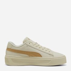 Акція на Жіночі кеди низькі Puma Smash Platform v3 39075819 37 (4UK) 23 см Alpine Snow-Warm Beige-Puma Gold від Rozetka