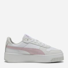 Акція на Жіночі кеди низькі Puma Carina Street 38939046 37 (4UK) 23 см Puma White-Rose Mauve-Feather Gray від Rozetka