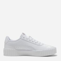 Акція на Жіночі кеди низькі Puma Carina 3.0 40036501 38 (5UK) 24 см Puma White-Puma Gold від Rozetka