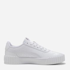 Акція на Жіночі кеди низькі Puma Carina 3.0 40036501 38.5 (5.5UK) 24.5 см Puma White-Puma Gold від Rozetka