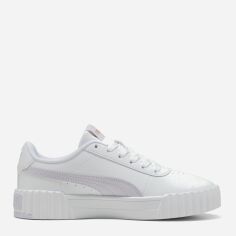 Акція на Жіночі кеди низькі Puma Carina 3.0 40036511 38.5 (5.5UK) 24.5 см Puma White-Lilac Frost-Puma Gold від Rozetka