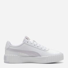 Акція на Жіночі кеди низькі Puma Carina 3.0 40036511 40.5 (7UK) 26 см Puma White-Lilac Frost-Puma Gold від Rozetka