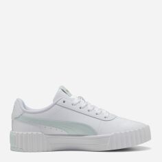 Акція на Жіночі кеди низькі Puma Carina 3.0 40036512 37 (4UK) 23 см Puma White-Peaceful Blue-Puma Gold від Rozetka