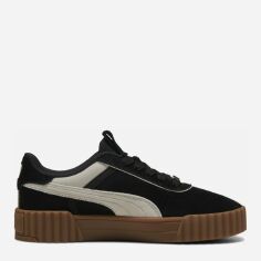 Акція на Жіночі кеди низькі Puma Carina 3.0 Luxe Sd 40072503 41 (7.5UK) 26.5 см Puma Black-Warm White-Puma Gold від Rozetka