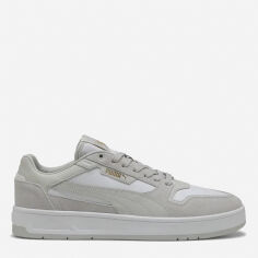 Акція на Чоловічі кеди низькі Puma Court Classic Street Sd 40021502 43 (9UK) 28 см Puma White-Glacial Gray-Puma Gold від Rozetka
