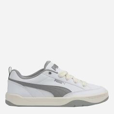 Акція на Чоловічі кеди низькі Puma Park Lifestyle 39508401 47 (12UK) 31 см Puma White-Smokey Gray-Sugared Almond від Rozetka