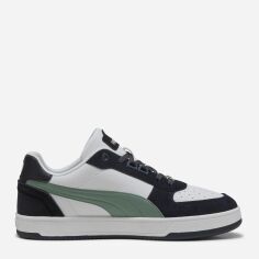 Акція на Чоловічі кеди низькі Puma Caven 2.0 Lux Sd 39508009 40.5 (7UK) 26 см Puma White-Green Moon-New Navy від Rozetka