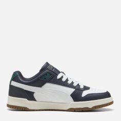 Акція на Чоловічі кеди низькі Puma RBD Game Low 38637343 42 (8UK) 27 см New Navy-Puma White-Dark Myrtle від Rozetka