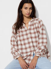 Акція на Сорочка жіноча Uniqlo 47896981 S Червона від Rozetka