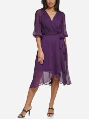 Акція на Плаття на запах міді жіноче літнє DKNY 627647583 2 Фіолетове від Rozetka