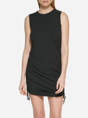 Акція на Плаття коротке жіноче літнє Calvin Klein 64797387 L Чорне від Rozetka