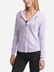 Акція на Толстовка на блискавці з капюшоном жіноча Calvin Klein 402405265 S Бузкова від Rozetka