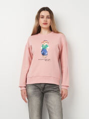 Акція на Світшот жіночий Polo Ralph Lauren 11423.4 XL Рожевий від Rozetka