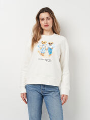Акція на Світшот жіночий Polo Ralph Lauren 11424.2 S Білий від Rozetka