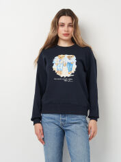 Акція на Світшот жіночий Polo Ralph Lauren 11424.3 XL Темно-синій від Rozetka