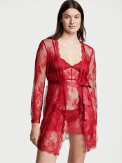Акція на Халат жіночий Victoria's Secret 545289278 M/L Червоний від Rozetka
