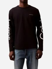 Акція на Лонгслів чоловічий Calvin Klein 345501030 L Чорний від Rozetka