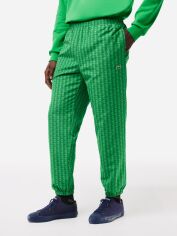 Акція на Спортивні штани чоловічі Lacoste 100032523 4XL Зелені від Rozetka