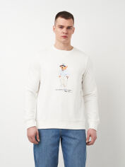 Акція на Світшот чоловічий Polo Ralph Lauren 11421.2 S Білий від Rozetka