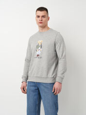 Акція на Світшот чоловічий Polo Ralph Lauren 11419.4 M Сірий від Rozetka