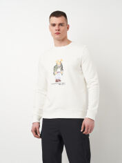 Акція на Світшот чоловічий Polo Ralph Lauren 11419.2 M Білий від Rozetka