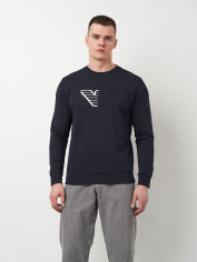 Акція на Світшот чоловічий Emporio Armani 11418.3 XL Темно-синій від Rozetka
