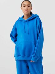 Акція на Худі оверсайз жіноче Adidas he3738c17 XS Синє від Rozetka