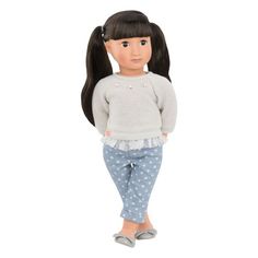 Акция на Кукла Our Generation Мэй Ли в модных джинсах 46 см (BD31074Z) от MOYO