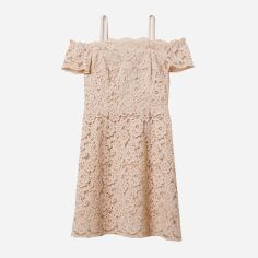 Акція на Плаття коротке жіноче H&M XAZ135409HGQC 36 Бежеве від Rozetka