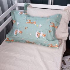 Акція на Простирадло на гумці MirSon Poplin Line Kids 02 Giraffe 200x220 см від Rozetka